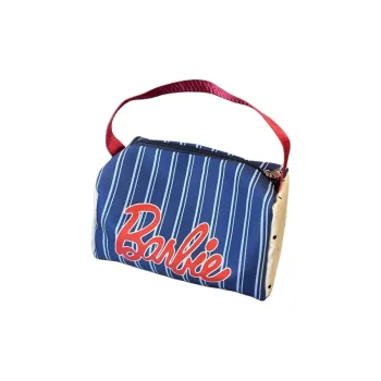 Sweet Pillow House Ins American Stripes Large Capacity Makeup Bags Portable Storage Fashion 3D Effect