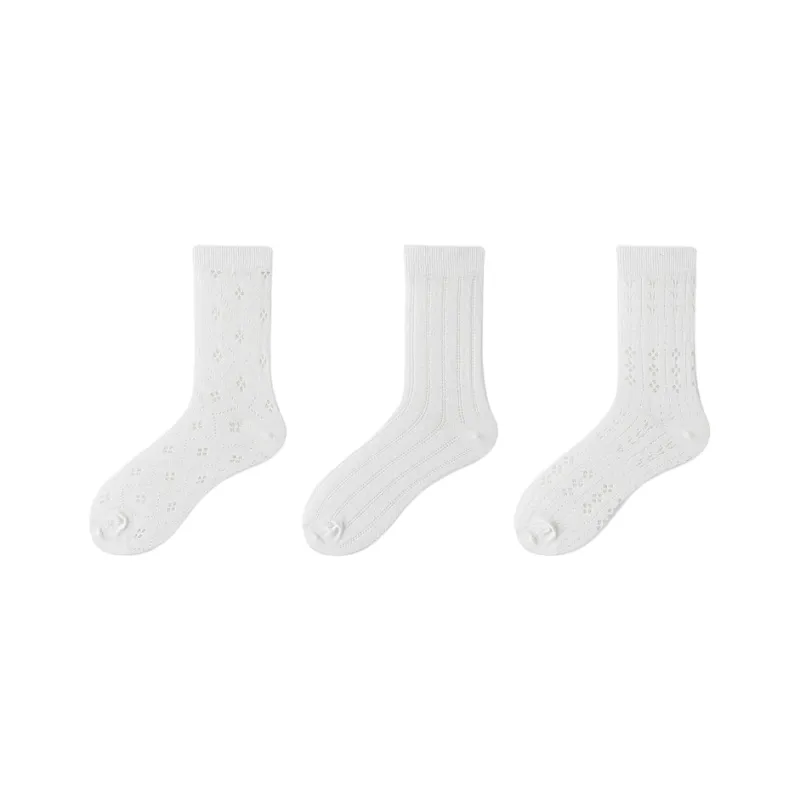 H YXIANG Mid Calf Socks Women's Combo Set-4