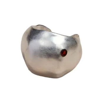 FOUNDRY BOUNDARY 925 Sterling Silver White Gold Plated Rings Unisex Gold/Silver