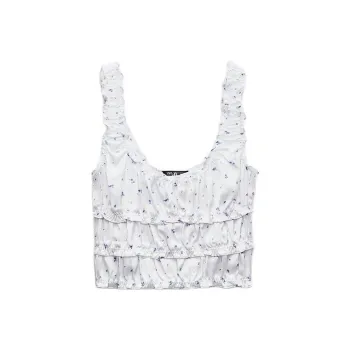 ZARA Trf Camisoles Women's Blue