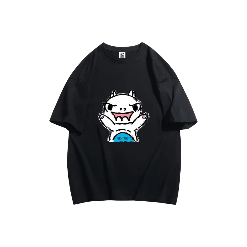 Monster Diaries Drop Shoulder Sleeve T Shirt Unisex G6408-0