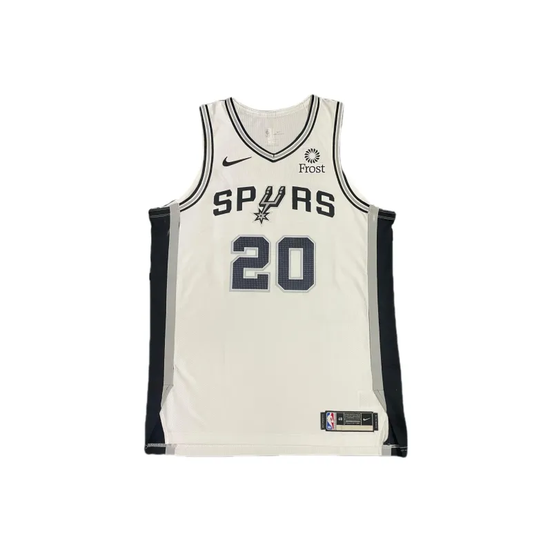 Nike x NBA Spurs Team Basketball Jersey Men's White-0