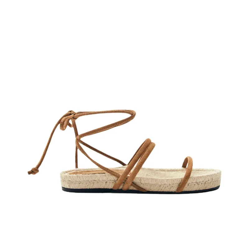 ALOHAS Rayna One Strap Sandals Women's Tan-1