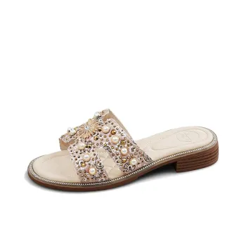 Safiya Rubber Sole Slip Resistant Slide Slippers Women's
