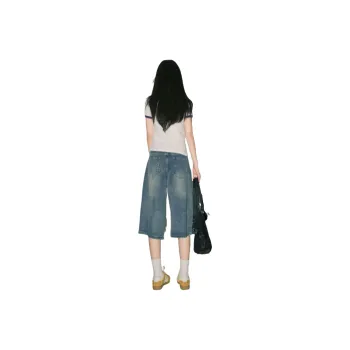 FOREVER 21 Denim Shorts Women's Vintage Calf Length
