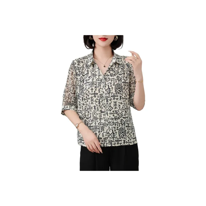 PIERRE CARDIN Chiffon Shirt Women's-4