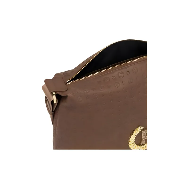 Pollini Soft Calfskin Crossbody Bag, Shoulder Bag Women's Brown-4