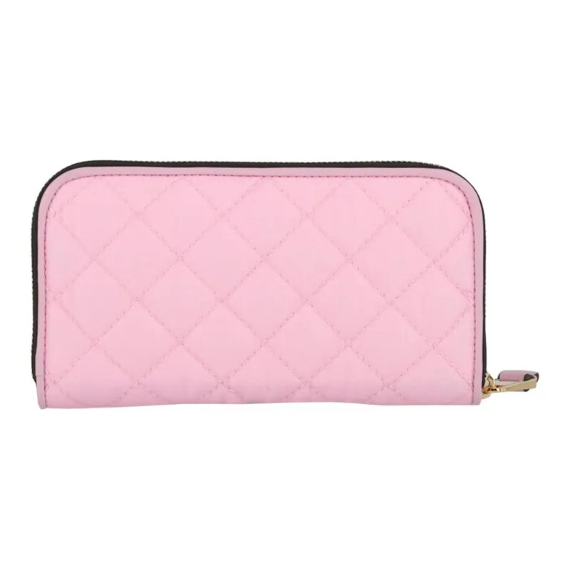 MOSCHINO Leather Wallet Women's Pink-2