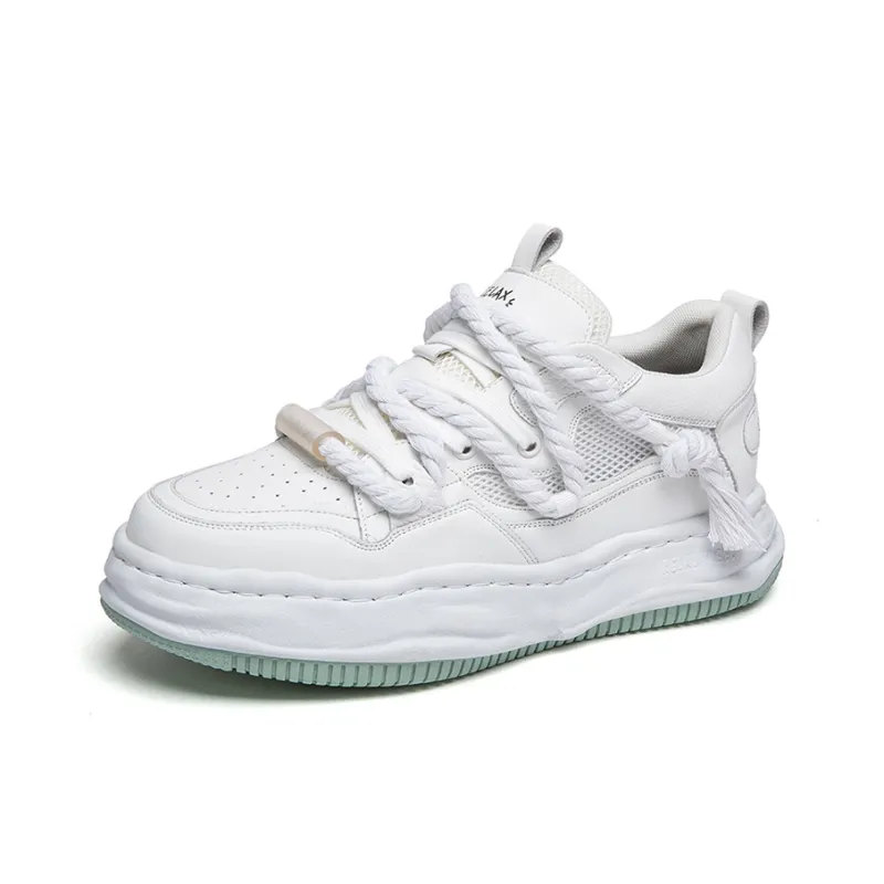 RELAXURSELF Slip Resistant, Abrasion Resistant, Breathable, Height Increasing Low Top Skateboard Shoes Unisex Gradient-8
