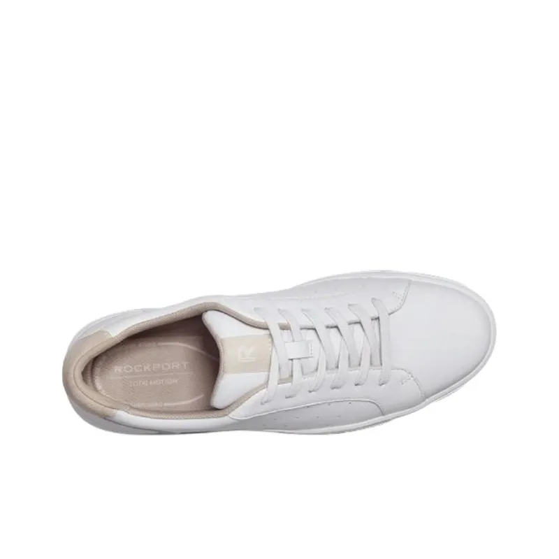 ROCKPORT TARQUIN Abrasion Resistant Low Top Skateboard Shoes Men's White-2