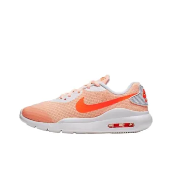 Nike Air Max Oketo Cushioning Wear Resistant Low Top Kids' Running Shoes Orange White Teenagers