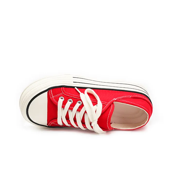 Zun'er Height Increasing Quick Dry Low Top Canvas Shoes Women's-3