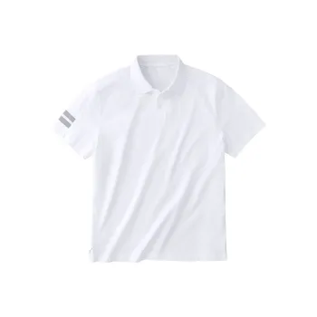 Mr.Bu Polo Shirt Men's Moon White