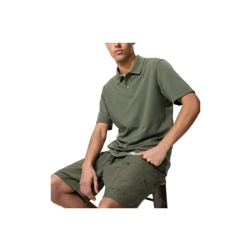 UNIQLO AIRism Polo Shirt Unisex Dark Olive