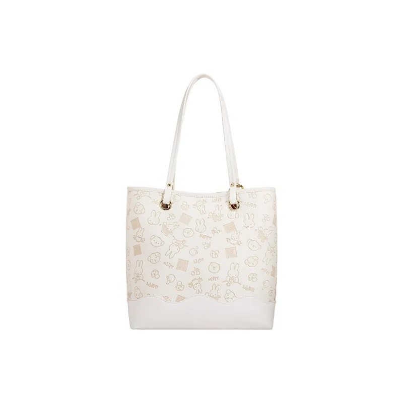 Miffy Pu Shoulder Bag Women's Ecru/Pink-3