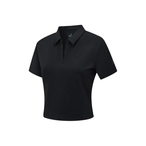 XTEP Variety Training Collection Polo Shirt Women's Jet Black