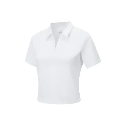 XTEP Variety Training Collection Polo Shirt Women's Pearl White