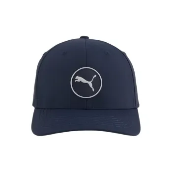 PUMA Polyester, Polyurethane, Cotton Silicone Baseball Caps Men's Marine Blue