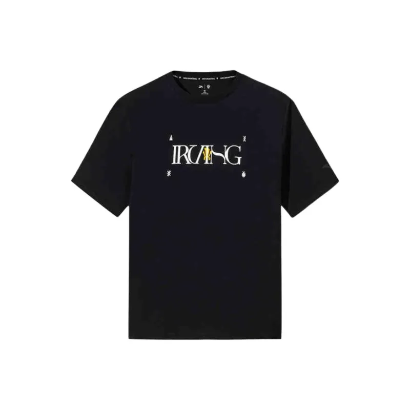 Anta Basketball Collection Running Collection T Shirt Unisex Basic Black-0