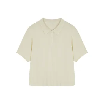 IHIMI Batwing Sleeve T Shirt Women's Yellow Cream