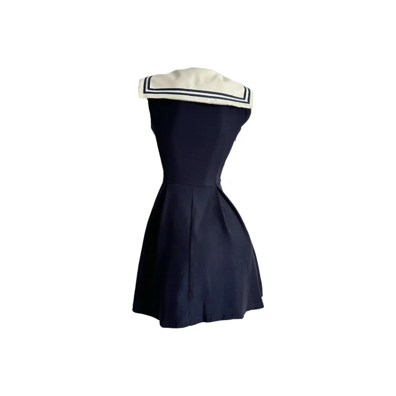 MTHE Sleeveless Dress Women's Navy Blue-8