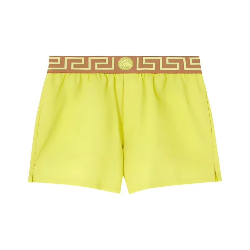 VERSACE Greca Logo Waistband Swim Shorts-2