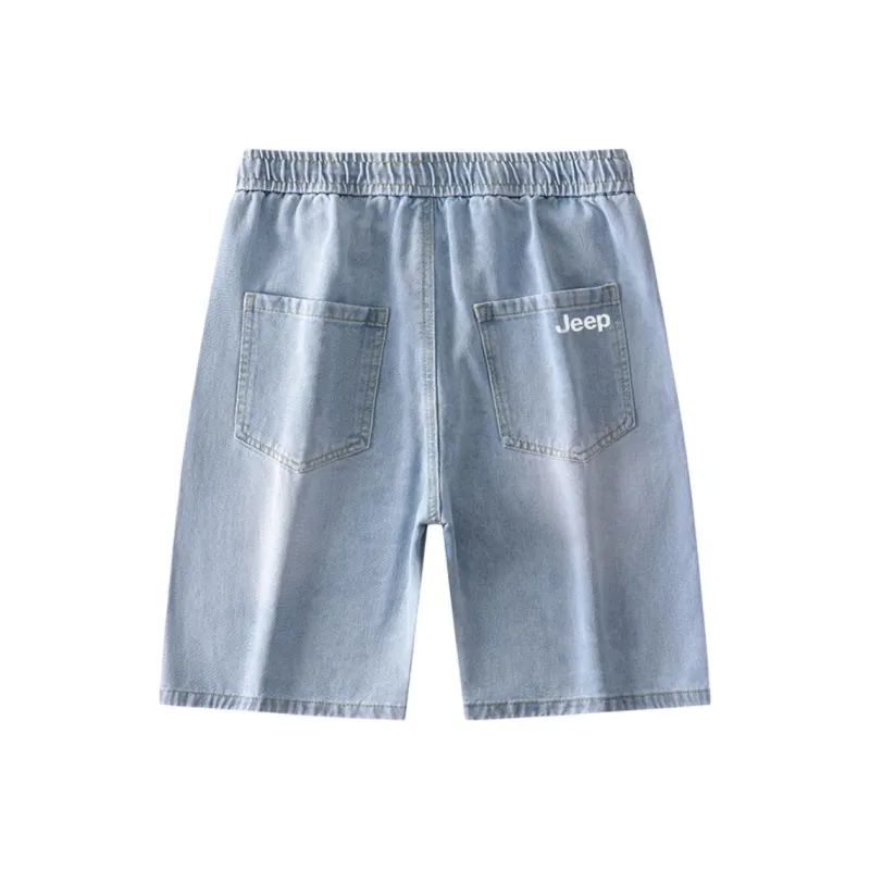 Jeep Pasture Horse Lifestyle Denim Shorts Unisex-8
