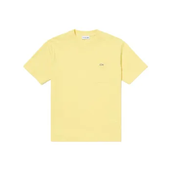 LACOSTE T Shirts Men Yellow
