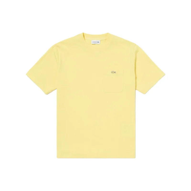 LACOSTE T Shirts Men Yellow-0