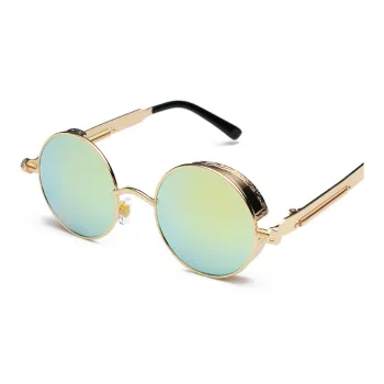 SOMAN Metal Round Sunglasses Unisex