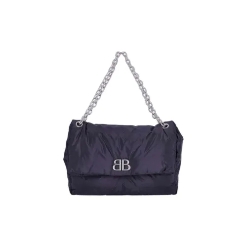 Balenciaga Polyamide Handbag, Shoulder Bag Large Size Women's Black