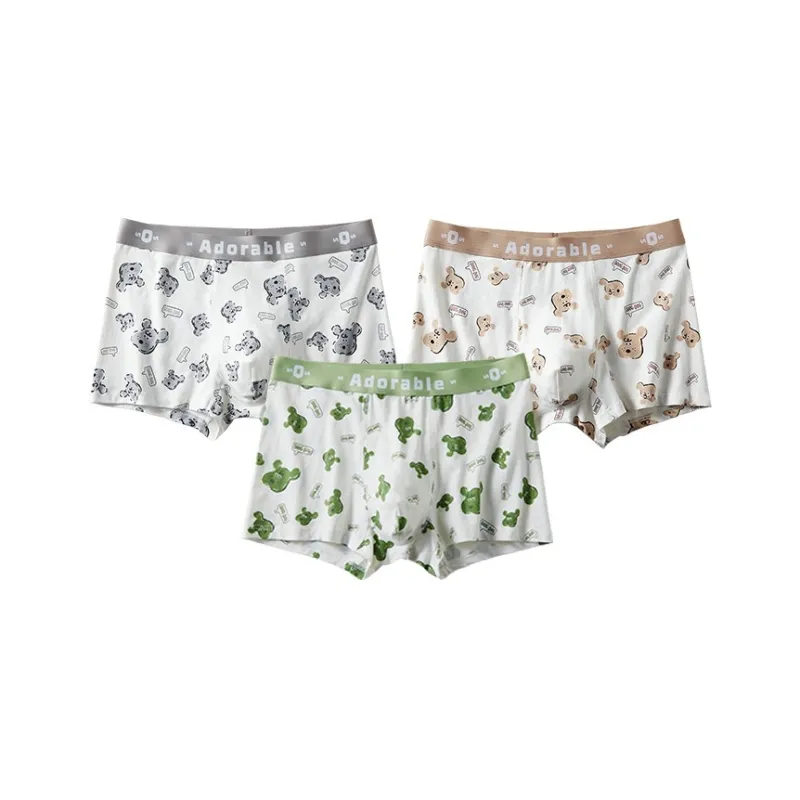 Qiao Ni Tong Underpants Men's 3 Pack-5