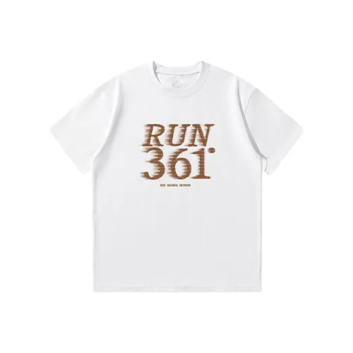 361° T shirts collar Men White