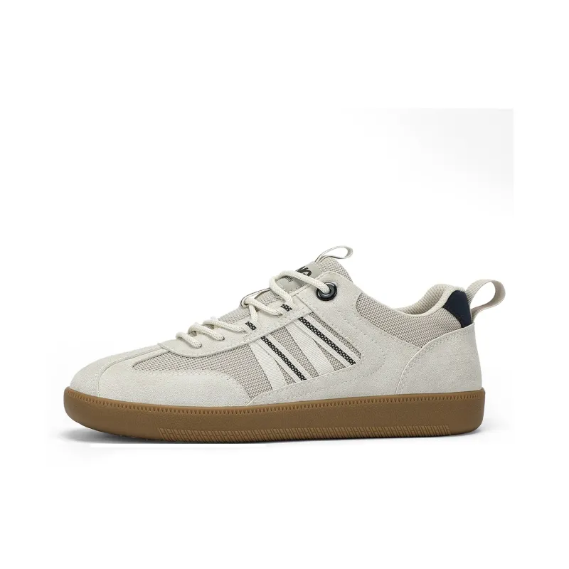RED DRAGONFLY German Army Trainers Wear resistant And Lightweight Low Top Casual Shoes Men's Camel Beige-8