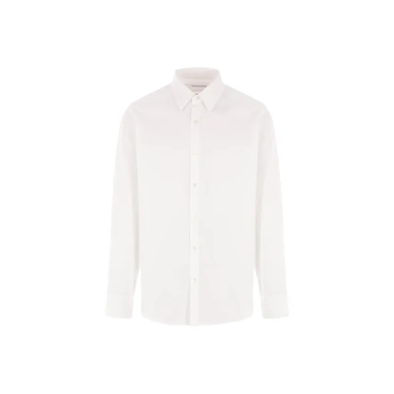 DRIES VAN NOTEN Long Sleeved Straight Hem Shirt-0