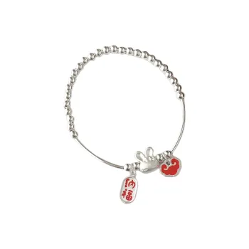 Happy Tide S925 Silver Bangles Women's