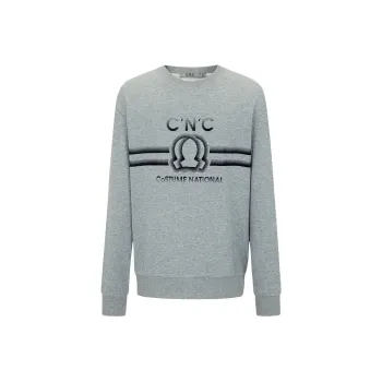 C'N'C Rhythm Party Series Sweatshirt Unisex Light Gray