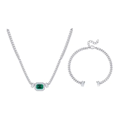 KOYOOME Cultivated Emerald Xiaobang Chain Unisex