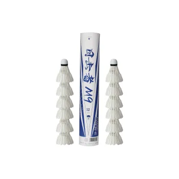WITESS M9 12 Pack Duck Feather Big Board Duck Feather Training Competition Level Shuttlecocks