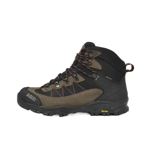 AIGLE trend Waterproof And Breathable Low Top Hiking Shoes Men's Black