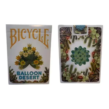 Huiqi Flower Cutting Single License Plate Theme Card Balloon Desert Poker Cards