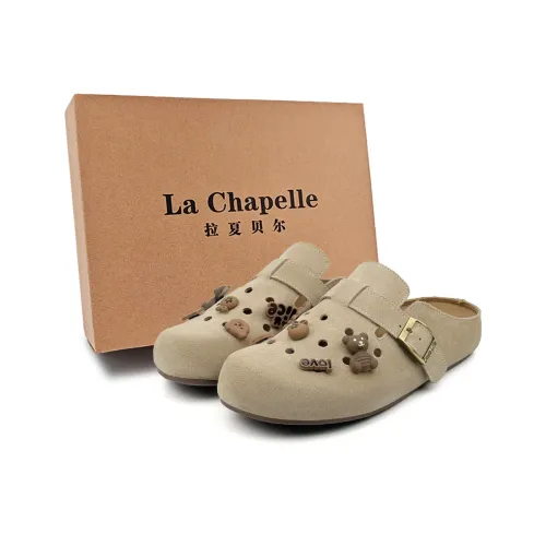 La Chapelle Quiet Slip Resistant Closed Toe Slippers Women's Sand