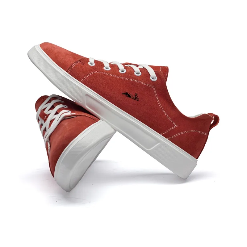 British Knights Slip Resistant Low Top Skateboard Shoes Men's Red-3
