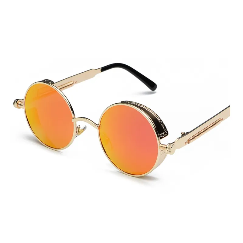 SOMAN Metal Round Sunglasses Unisex-8