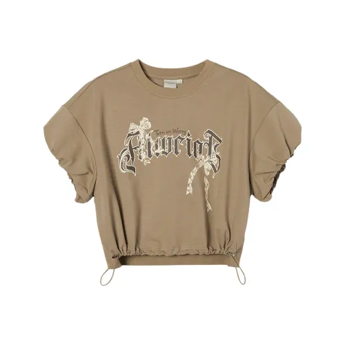EPTISON WOMAN Puff Sleeve T Shirt Women's