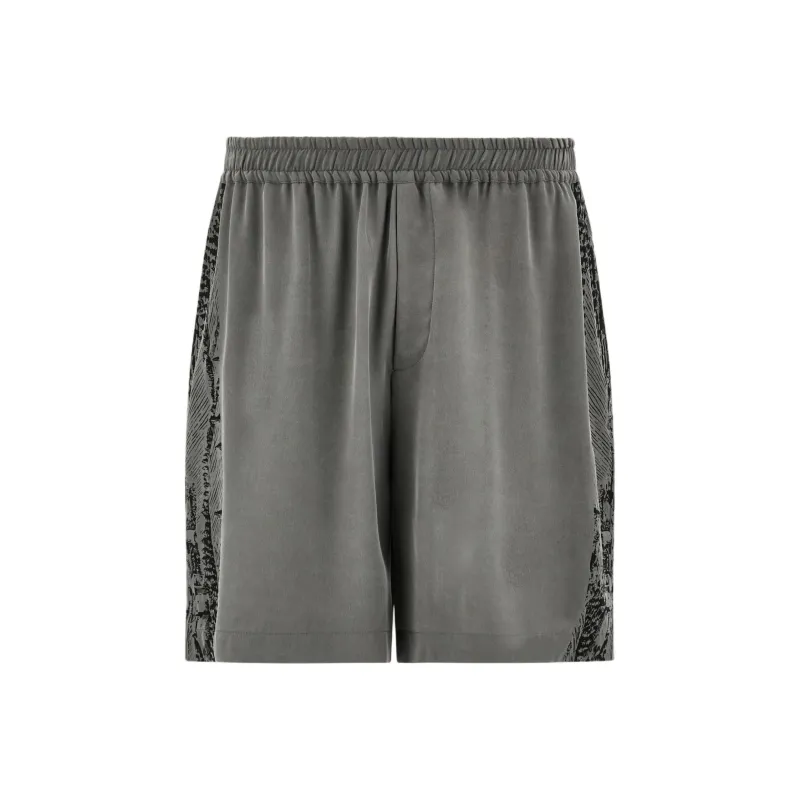 Ferragamo Silk Bermuda Shorts-0