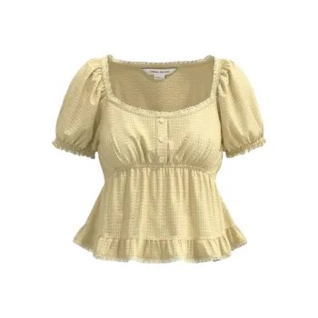 URBAN REVIVO Shirt Women's Light Yellow