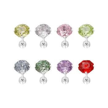 GUDUD Titanium Steel Stud Earrings Unisex