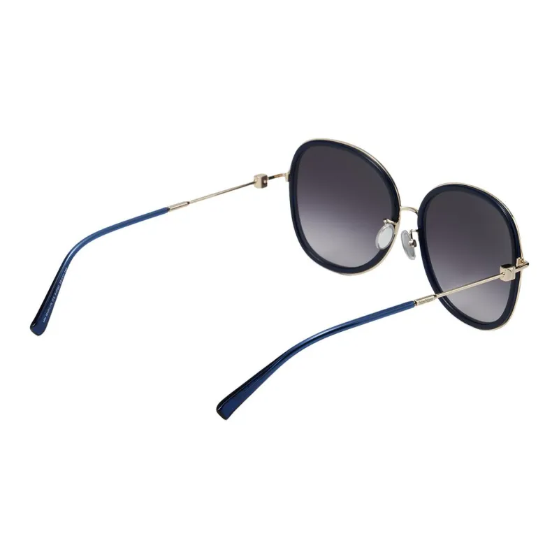 MaxMara Metal Butterfly Sunglasses Unisex Blue-3