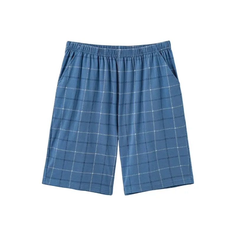FARO Pajama Pants Men's Blue Plaid-0